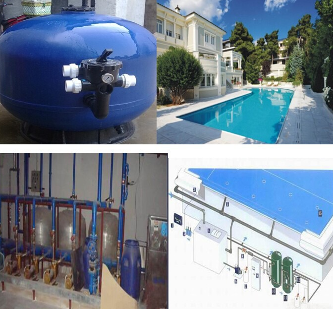 泳池循環水設(shè)備(bei)
